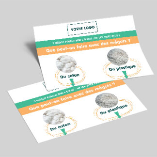 Affiche Cendrier Sondage Premium- Pack de communication numérique 6