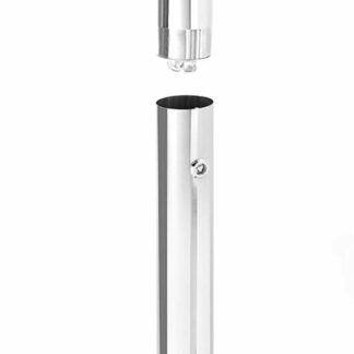 cendrier extérieur - cendrier sur pied - inox - design
