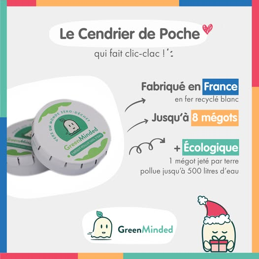 cendrier de poche greenminded