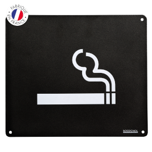 plaque-signaletique-mégots Collecte recyclage mégots de cigarettes - GreenMinded