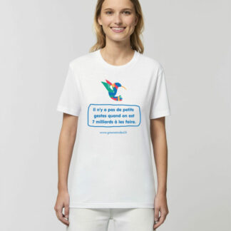 T SHIRT-COLIBRI---BLANC---COTON-BIO---FEMME---GREENMINDED