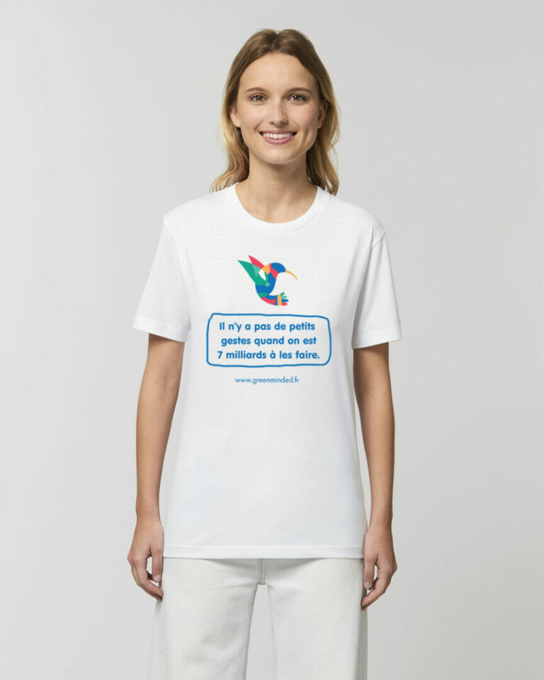 T SHIRT-COLIBRI---BLANC---COTON-BIO---FEMME---GREENMINDED