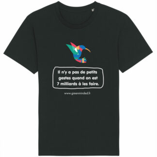 T SHIRT-COLIBRI---NOIR---COTON-BIO---DEVANT---GREENMINDED