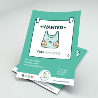 Affiche - Cédric LEPLASTIQUE - GreenMinded