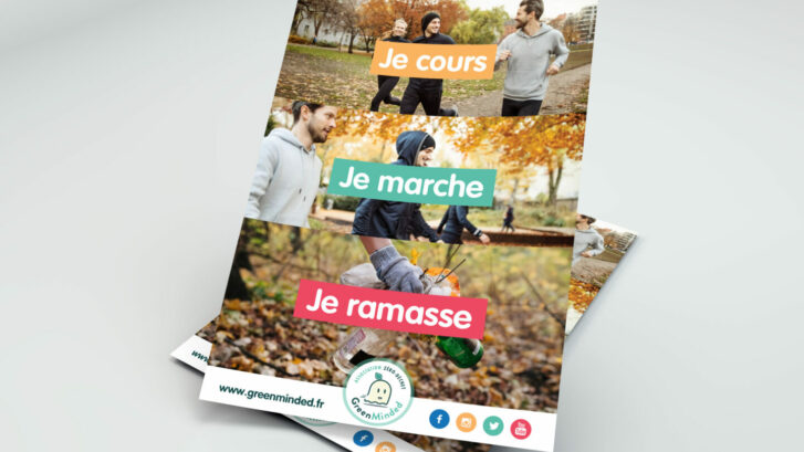 Affiche de Sensibilisation - Balade - Ramassage de Déchets - GreenMinded