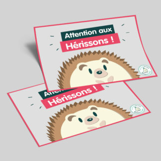 [- ENCRE] Affiche A4 - Attentions aux hérissons ! - Association GreenMinded - Copie.pdf