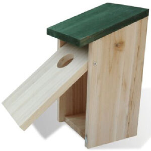 nichoir oiseaux mésanges 3 cm bois durable jardin