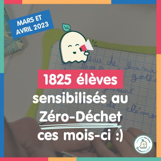 🔥 [BILAN MARS-AVRIL : 1825 ÉLÈVES ALERTÉS SUR LA POLLUTION PLASTIQUE]Sur ces 2 mois, nous sommes intervenu.es gratuitement dans 73 classes réparties sur 8 départements différents 💪✅ Depuis Octobre 2022, près de 6 000 élèves ont été ainsi sensibilisés au #zérodéchet via notre programme d'éducation à l'environnement "Les GreenMakers" et ce, dans toute la France 🥰Merci infiniment à nos 19 bénévoles des mois de mars et avril 💚-----📌Inscrire son établissement à notre programme d'éducation à l'environnement : https://www.greenminded.fr/intervention-scolaire/📌Devenir animateur/rice bénévole :
https://www.greenminded.fr/devenir-animateur-benevole/🙏Nous soutenir gratuitement via le moteur de recherche Lilo : http://www.lilo.org/fr/?utm_source=greenminded#zérodéchet #zerowaste #zerodechet #ecologie #vrac #ecoresponsable #zerodechets #upcycling #nature #recyclage #durable #naturel #zerowastelife #famillezerodechet #reuse #zerowasteliving #plastique #education #environnement #eedd