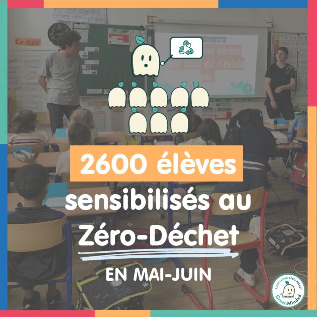 [#GREENMAKERS : SENSIBILISATION SCOLAIRE ZÉRO-DÉCHET] 💪

En Mai / Juin, nous sommes très fières d'avoir pu intervenir gratuitement dans 113 classes (dans 6 départements différents) pour sensibiliser les plus jeunes à la pollution plastique et au #zérodéchet 😊

Merci infiniment à tous.tes nos bénévoles et stagiaires 🥰

👉Rendez-vous à la rentrée prochaine pour la suite du programme ! On vous souhaite un bel été à tous.tes 🙂

-----

📌Inscrire son établissement à notre programme d'éducation à l'environnement : https://www.greenminded.fr/intervention-scolaire/

📌Devenir animateur/rice bénévole : 
https://www.greenminded.fr/devenir-animateur-benevole/

🙏Nous soutenir gratuitement via le moteur de recherche Lilo : http://www.lilo.org/fr/?utm_source=greenminded

#zérodéchet #zerowaste #zerodechet #ecologie #vrac #ecoresponsable #zerodechets #upcycling #nature #recyclage #durable #naturel #zerowastelife #famillezerodechet #reuse #zerowasteliving #plastique #education #environnement #eedd