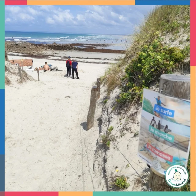 🌊 À la Pointe de la Torche, le surf rime avec conscience 🌿
Nos affiches sont désormais visibles en plein cœur de ce spot mythique du Finistère ! 🏄‍♂️💚

🌍 Parce qu’une session = 1 déchet, on invite chaque surfeur·se, promeneur·se et amoureux·se de l’océan à faire un petit geste simple :)
🏄 Je surfe
🦶 Je marche
👐 Je ramasse

🍃 Merci à celles et ceux qui partagent ces valeurs et prennent soin de nos littoraux.

📍 Affiches visibles dès aujourd’hui à la Pointe de la Torche !
📸 Si tu passes par là, envoie-nous une photo avec les affiches 😍
➡️ Retrouvez toutes nos affiches gratuites à ce lien : https://www.greenminded.fr/ressources-gratuites/

#GreenMinded #ZéroDéchet #PointeDeLaTorche #SurfResponsable #RamassageDeDéchets #OceanLovers #ProtectWhatYouLove